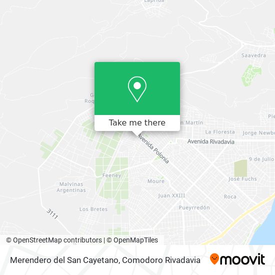 Merendero del San Cayetano map