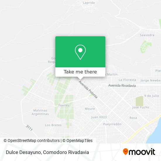 Dulce Desayuno map