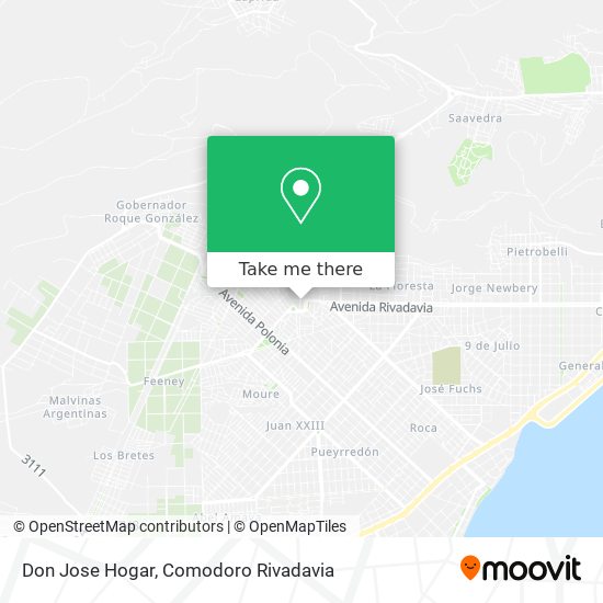 Don Jose Hogar map