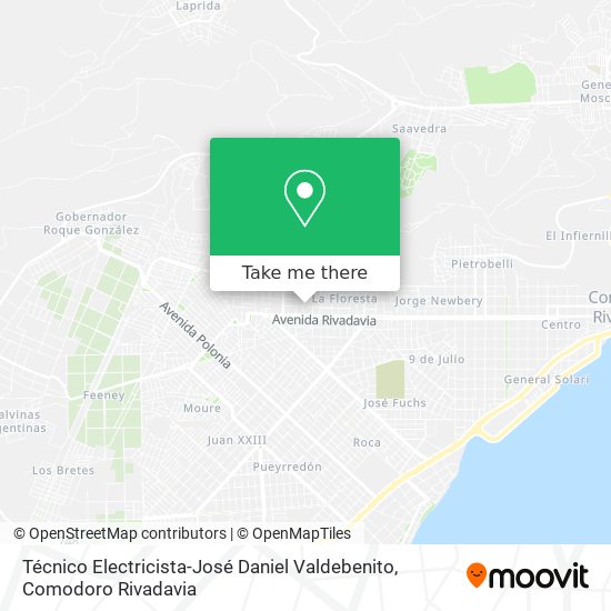 Mapa de Técnico Electricista-José Daniel Valdebenito