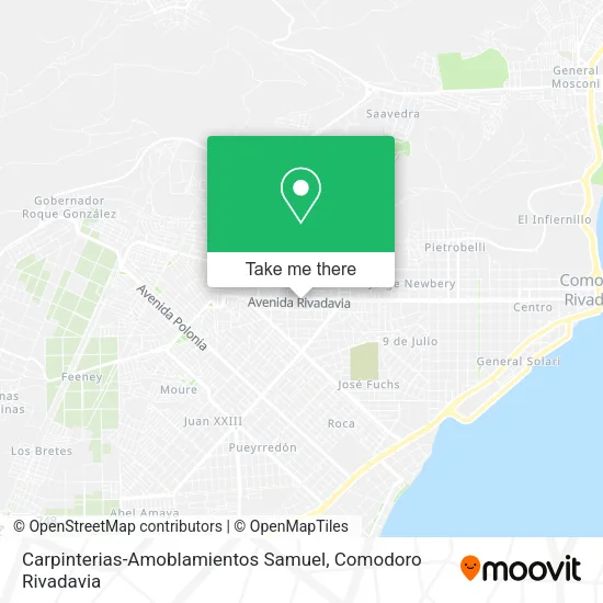 Mapa de Carpinterias-Amoblamientos Samuel