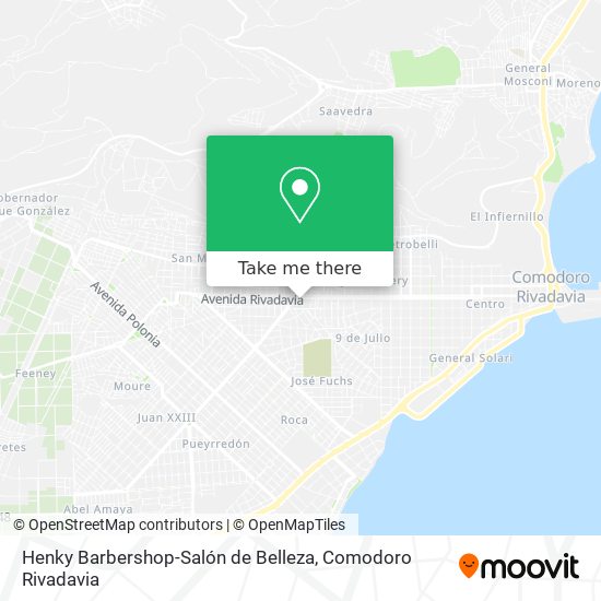 Mapa de Henky Barbershop-Salón de Belleza