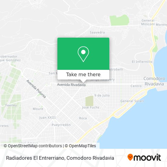 Radiadores El Entrerriano map