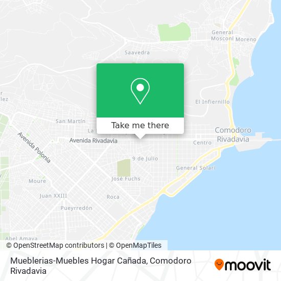 Mapa de Mueblerias-Muebles Hogar Cañada