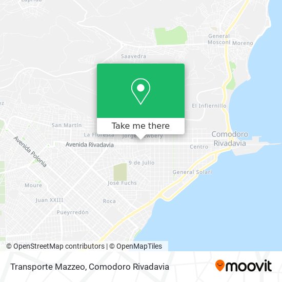 Mapa de Transporte Mazzeo