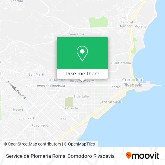 Service de Plomeria Roma map