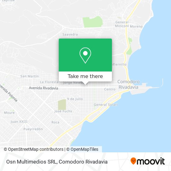 Osn Multimedios SRL map