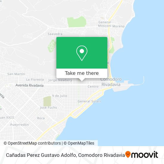 Mapa de Cañadas Perez Gustavo Adolfo
