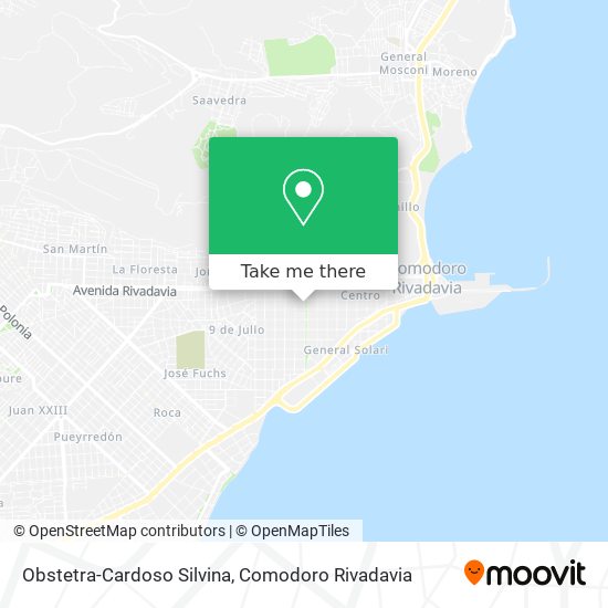 Obstetra-Cardoso Silvina map
