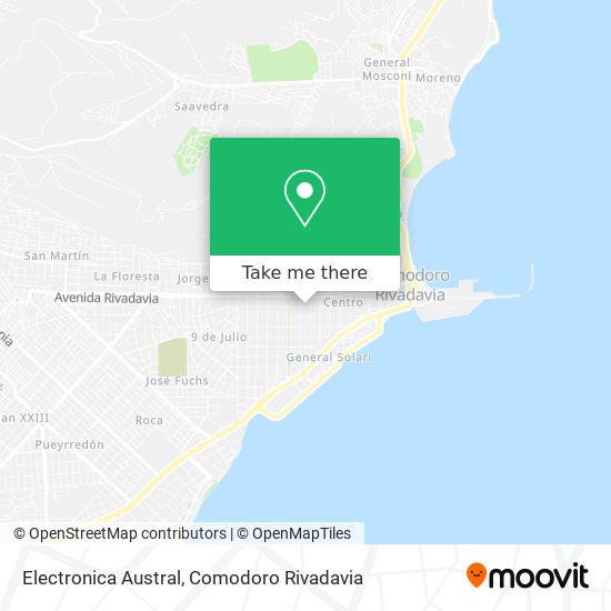 Electronica Austral map