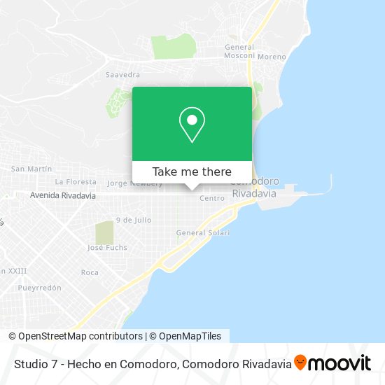 Studio 7 - Hecho en Comodoro map