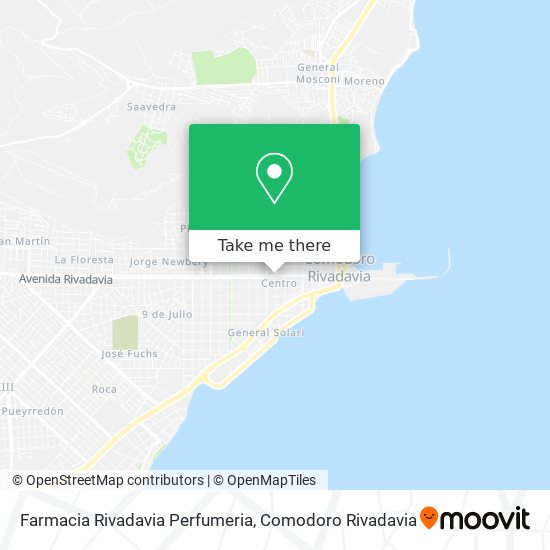 Farmacia Rivadavia Perfumeria map