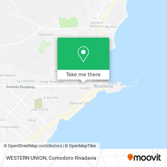 Mapa de WESTERN UNION