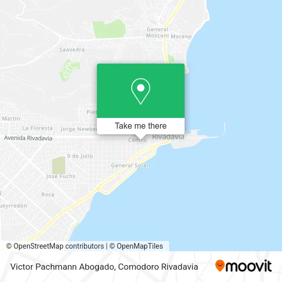 Mapa de Victor Pachmann Abogado