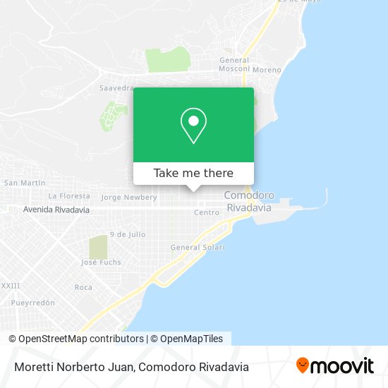 Moretti Norberto Juan map