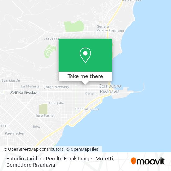 Estudio Juridico Peralta Frank Langer Moretti map