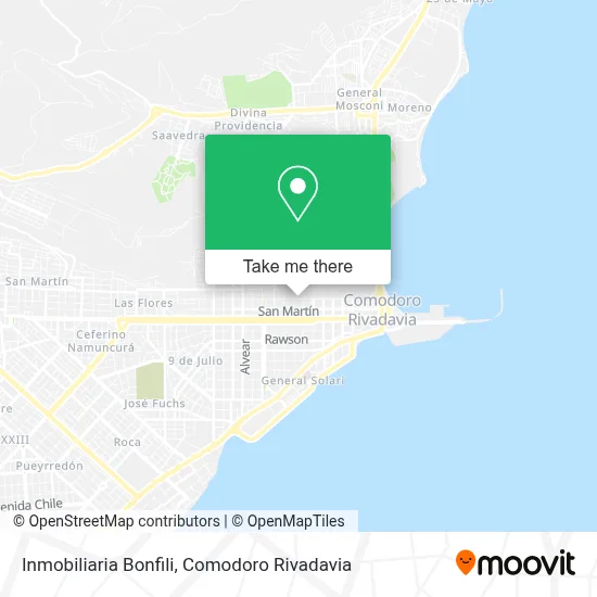 Inmobiliaria Bonfili map