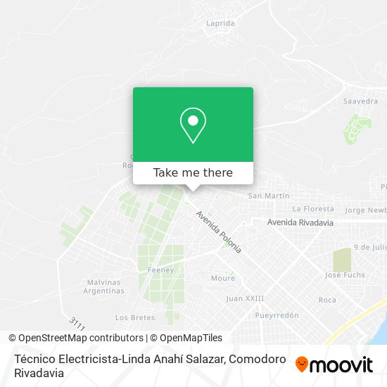 Técnico Electricista-Linda Anahí Salazar map