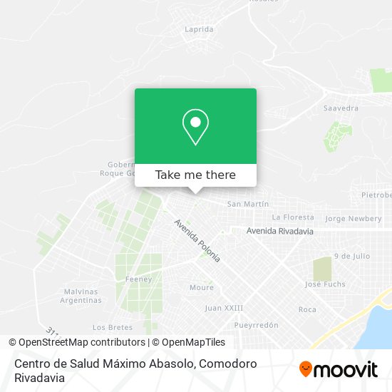 Centro de Salud Máximo Abasolo map