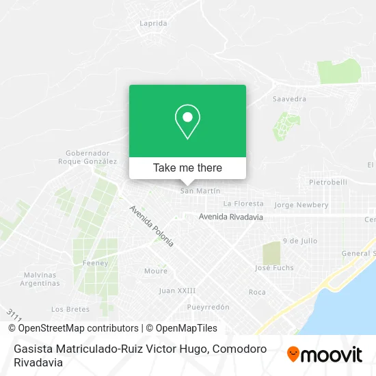 Gasista Matriculado-Ruiz Victor Hugo map