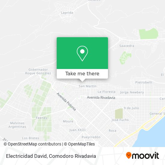 Electricidad David map