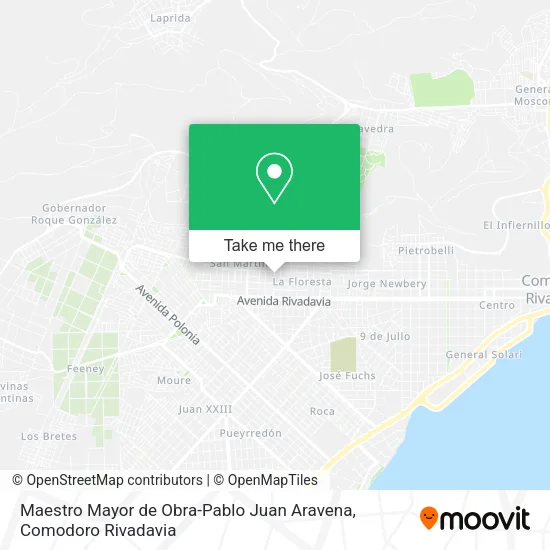 Maestro Mayor de Obra-Pablo Juan Aravena map