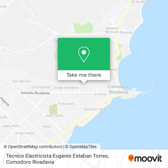 Mapa de Técnico Electricista-Eugenio Esteban Torres