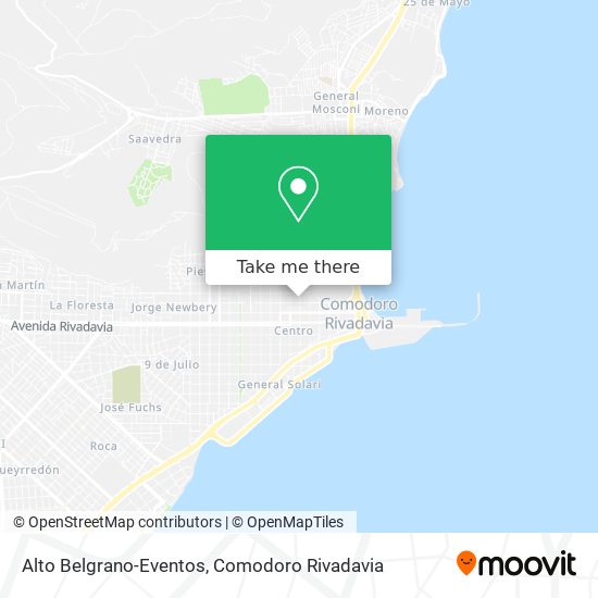 Mapa de Alto Belgrano-Eventos