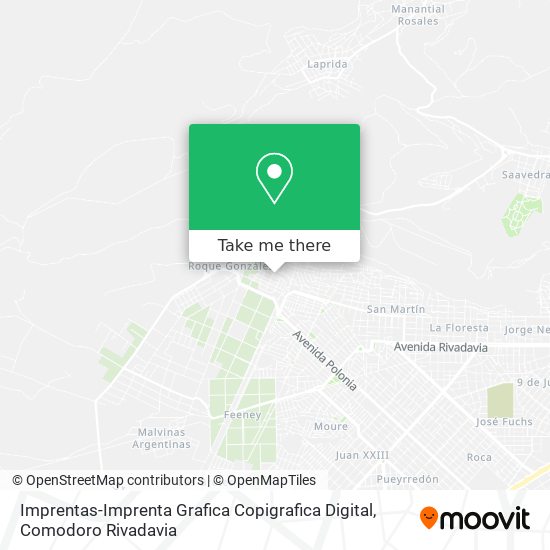 Imprentas-Imprenta Grafica Copigrafica Digital map