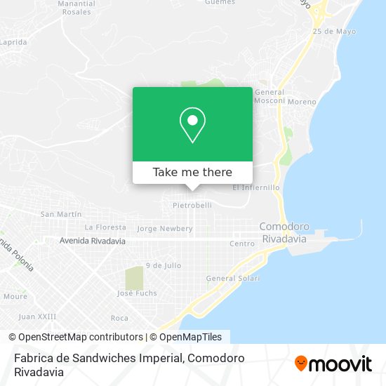 Fabrica de Sandwiches Imperial map