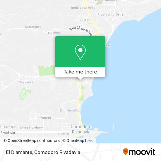 El Diamante map