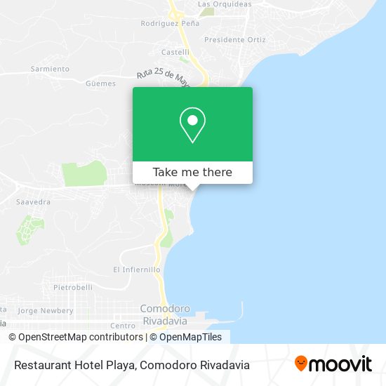 Mapa de Restaurant Hotel Playa