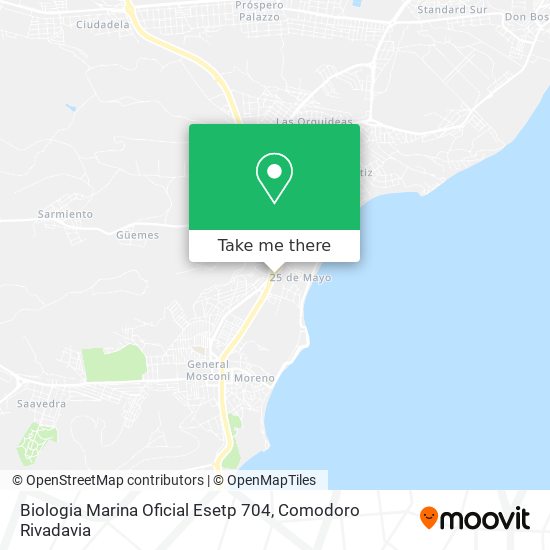 Mapa de Biologia Marina Oficial Esetp 704