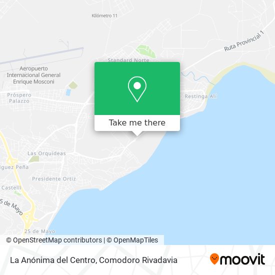 La Anónima del Centro map