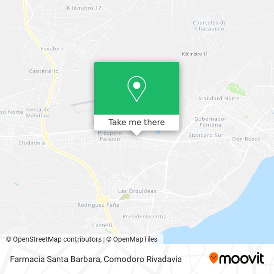 Mapa de Farmacia Santa Barbara