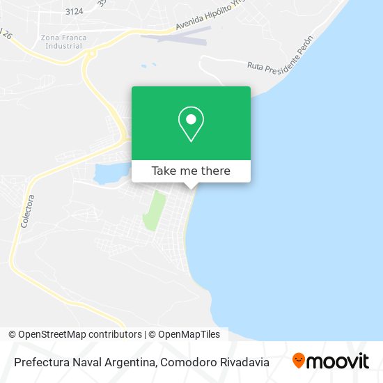 Mapa de Prefectura Naval Argentina