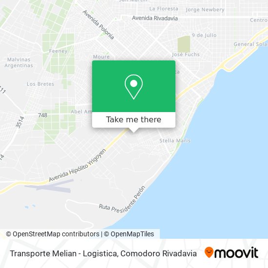 Mapa de Transporte Melian - Logistica