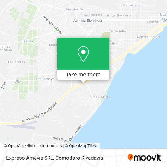 Expreso Amevia SRL map