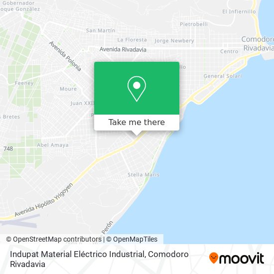 Mapa de Indupat Material Eléctrico Industrial