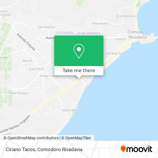Ciriano Tacos map