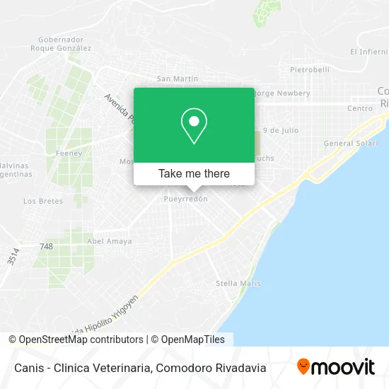 Canis - Clinica Veterinaria map