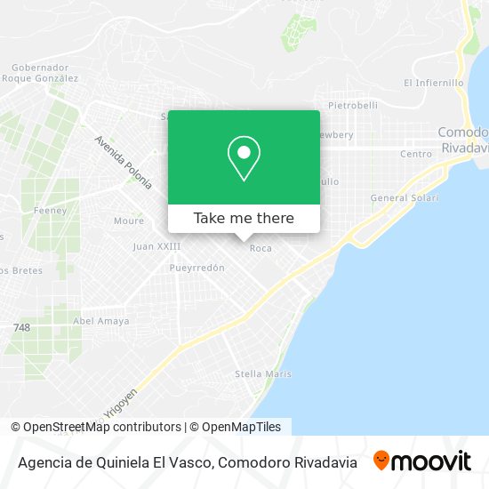 Agencia de Quiniela El Vasco map