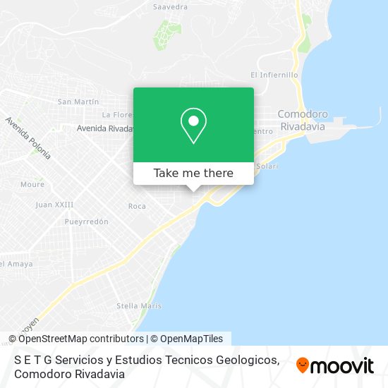 Mapa de S E T G Servicios y Estudios Tecnicos Geologicos