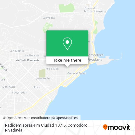 Radioemisoras-Fm Ciudad 107.5 map