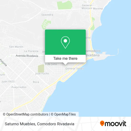 Saturno Muebles map
