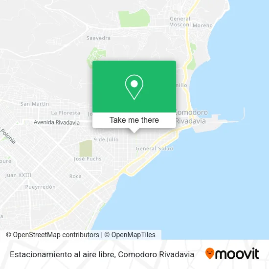 Estacionamiento al aire libre map