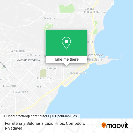 Ferreteria y Buloneria Lazo Hnos map