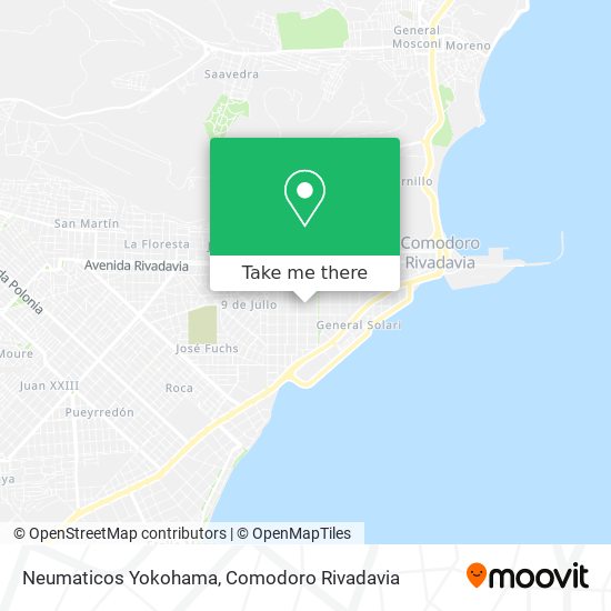 Mapa de Neumaticos Yokohama