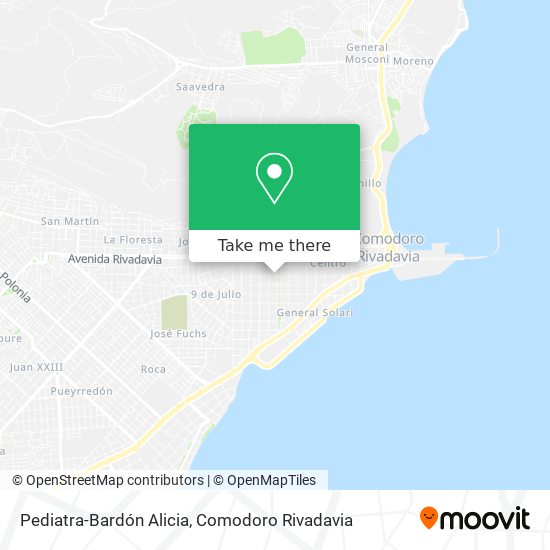Pediatra-Bardón Alicia map