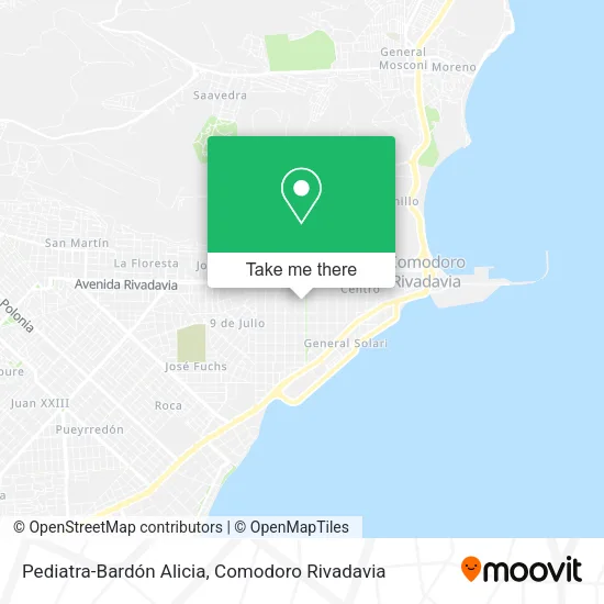 Pediatra-Bardón Alicia map